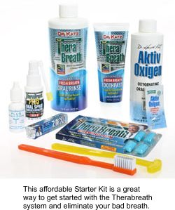 Bad breath, tonsil stones starter kit